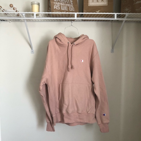 mauve champion hoodie